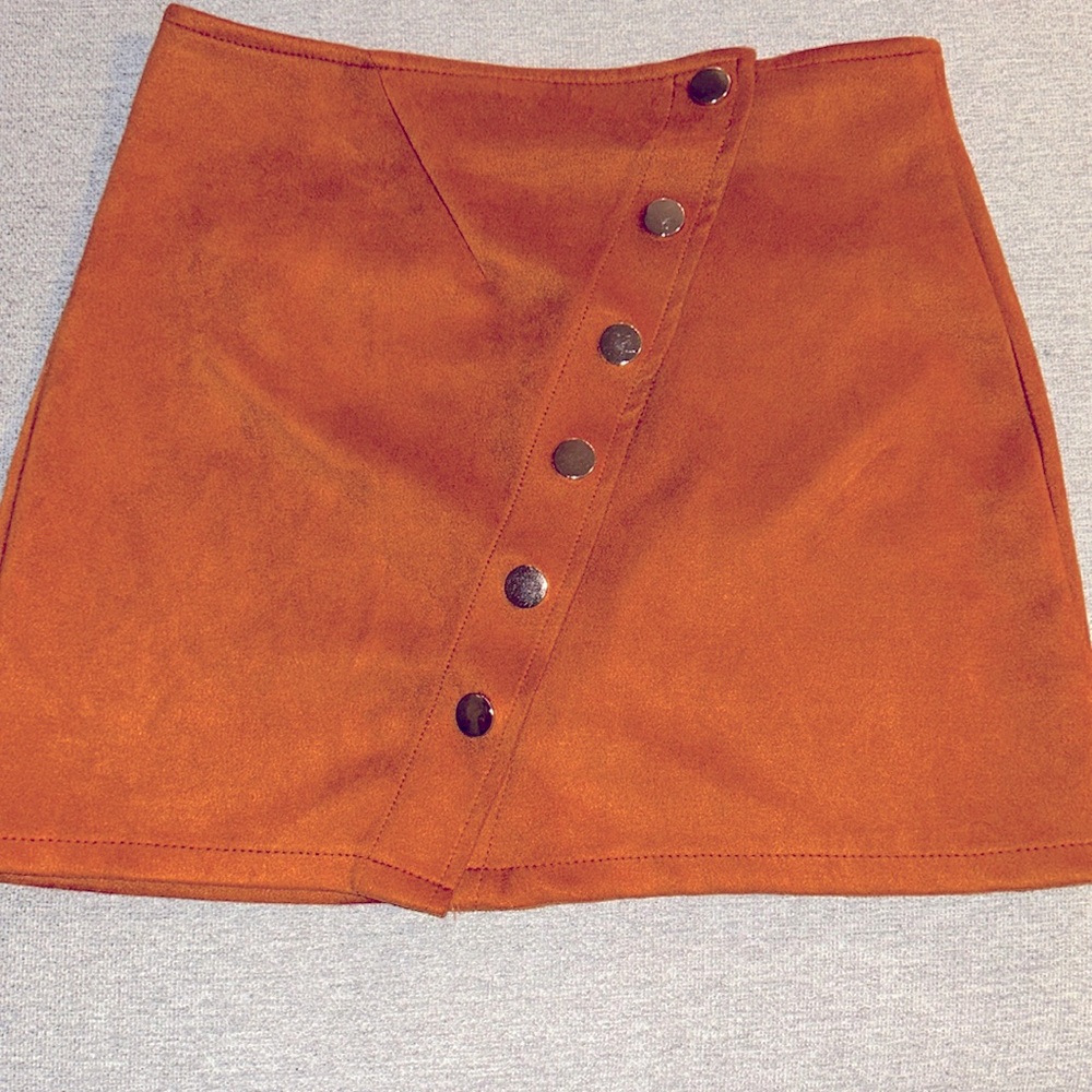 Orange skirt size small